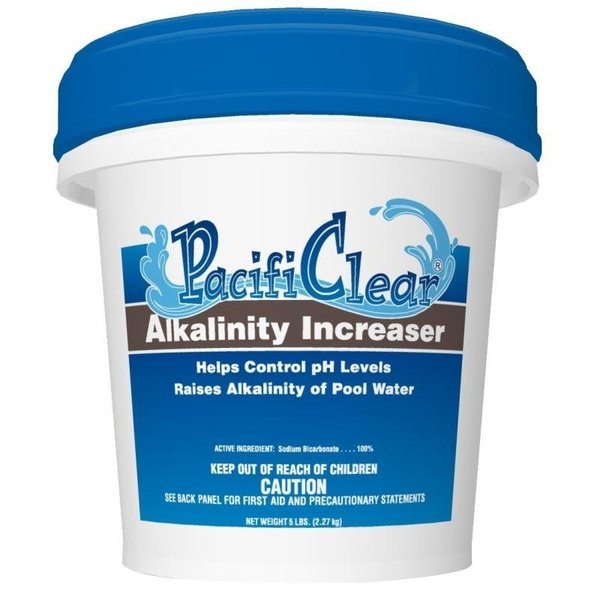 Pacificlear Alkalinity Increaser, Granular, 5 lb Pail F085005040PC